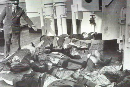 08.01.1992. Acte terroriste dans un traversier Krasnovodsk-Bakou en provenance du Turkménistan, au moins 25 morts, 88 blessés.