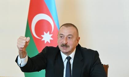 President Aliyev congratulate Azerbaijani people on liberation of Aghdam district