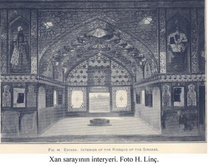 İrəvan xan sarayının interyeri. Foto H. Linç