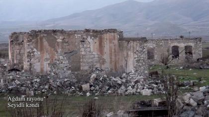 Le ministère de la Défense diffuse une vidéo du bourg de Seyidli