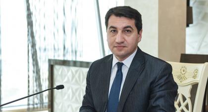 Hajiyev: By wordplay Armenian gov't cannot evade overwhelming responsibility