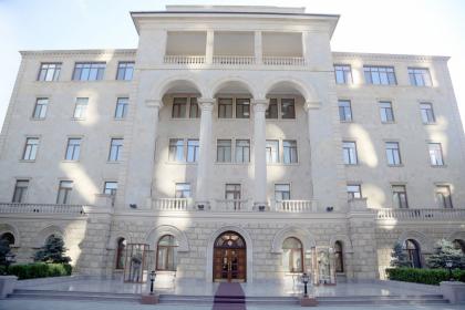 Defense ministry: Everything calm at positions of Azerbaijani army