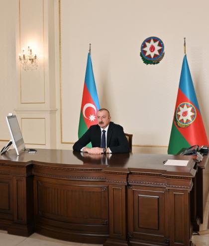 Le président azerbaïdjanais : Nous avons entamé les travaux de restauration sans l'aide de personne et ils avancent comme prévu