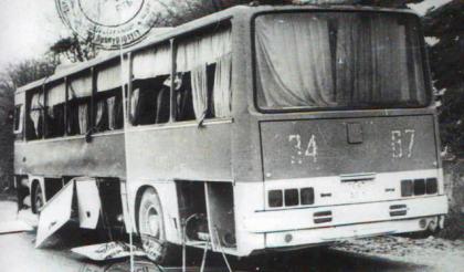 18.02.1990. Explosion dans un bus à destination Choucha-Bakou a fait au moins 13 blessés 