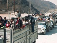 Azerbaijani IDPs expelled from Karabakh by the occupying armed forces of Armenia