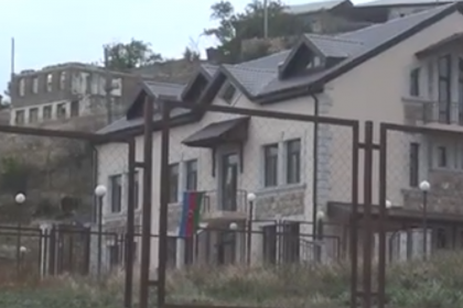 Видеозапись освобожденного оккупации села Талыш - ВИДЕО