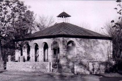Gubadli region. Mosque in the village of  Mermer. XVIII century