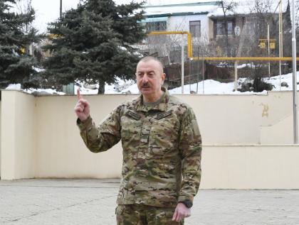 Le président azerbaïdjanais : La libération de Hadrout était un événement d'une importance particulière pour la poursuite de nos opérations militair