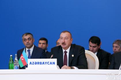 President Ilham Aliyev: Having destroyed mosques sacred to Muslims, Armenia cannot be a friend of Muslim countries